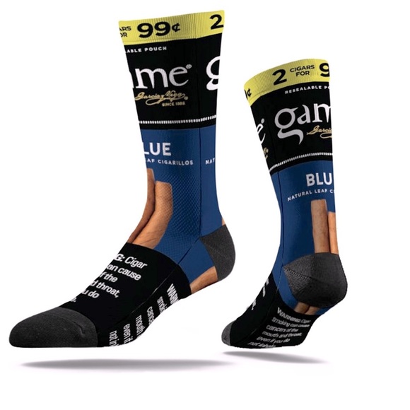 no brand Other - Blue Game Blunt Socks unisex